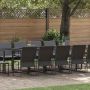 Sodo valgomojo komplektas 15 pcs Juoda Plienas
