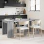 Valgomojo stalas 180 x 85 x 75 cm Apdirbta mediena Pilka Sonoma