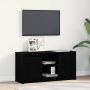 TV vienetai Juoda 100 x 34 x 50 cm Apdirbta mediena