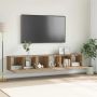 TV spintelių komplektas 3 pcs Ruda 60 x 30 x 30 cm