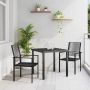 Sodo valgomojo komplektas 3 pcs Juoda