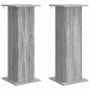 Augalų stovas 2 pcs Pilka sonoma ąžuolo 30,5 x 30 x 80,5 cm