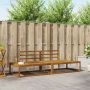 Lauko sofos komplektas 2 Vienetas Natūrali 230,5 x 83 x 73 cm