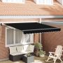 Ištraukiama markizė Juoda 350 x 250 cm Poliesteris ir aliuminis