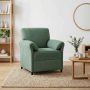 1 vietos sofa Jūrinė žalia 88 x 83 x 95 cm Aksomas