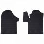 Automobilių kilimėlis 2 pcs Juoda TPE