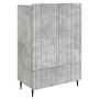 Kabalas Betono pilka 66 x 34,5 x 97 cm Apdirbta mediena