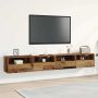 TV sieninė spintelė 2 pcs Senovinis medis 100 x 30 x 30 cm