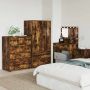 Saugojimo spintos 2 pcs Rūkyta ąžuolas 80 x 48 x 105 cm
