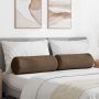 Pagalvės 2 pcs Ruda Ø 25 x 70 cm audinys