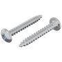 Mediniai varžtai 2 pcs Sidabro M4 x 28 mm Plienas
