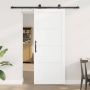 Slankios durys Balta ir juoda 83 x 202 cm