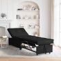 Ištraukiama sofa-lova Juoda 194 x 50 x 82 cm fanera