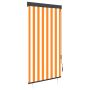 Lauko roletas, baltos ir oranžinės spalvų, 80x250cm