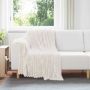 Mesti antklodės 6 pcs Kreminė 150 x 130 cm Flysas