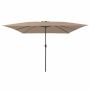 Sodo skėtis Taupe 295 x 295 x 245 cm Poliesteris ir plienas