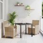 Sodo valgomojo komplektas 3 pcs Smėlio poliratanas