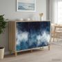 Kabalas RAALTE Sonoma ąžuolo 102 x 33 x 75 cm Apdirbta mediena