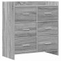 Kabalas Pilka Sonoma 75 x 33 x 80 cm Apdirbta mediena
