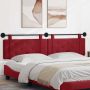 Kabantysis galvūgalis Vyno raudona 210 x 55 x 5 cm Dirbtinė oda