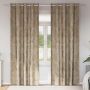 Aksominio tipo užuolaidos 2 pcs šampano 245 x 140 cm Aksomas