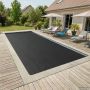 Baseinas Uždanga Aukštos Kokybės Juoda 1000 x 600 cm PE