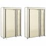 Sulanks. drab. spintos, 2vnt., krem. sp., 110x45x175cm, audinys