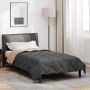 Vasaros antklodė Antracito ir taupe 220 x 155 cm Mikropluoštas