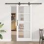 Slankios durys ORKDAL Balta ir juoda 83 x 202 cm