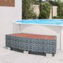Laiptelis Spa baseinui, 92x45x25cm, poliratanas