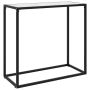 Konsolinis staliukas, baltas, 80x35x75cm, grūdintas stiklas