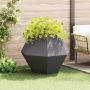 Lovelis Juoda 100 x 100 x 80 cm Plienas