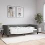 Sofa, tamsiai pilkos spalvos, 100x200cm, audinys