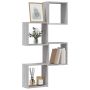 Wall Cube lentynos 4 vnt Pilka Sonoma 30x15x30 cm