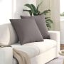 Sofa Pagalvės 2 pcs Taupe 80 x 80 cm audinys