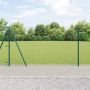 Tvora su stulpais Žalia 1,2 x 10 m Plienas ir PVC