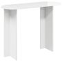 Konsolinis stalas Itin blizgi balta 100 x 39,5 x 75 cm