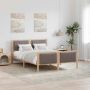 Lovos rėmas Ruda ir taupe 140 x 200 cm Pušies masyvas