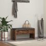 Koridoriaus suolas su pagalve Senas medis 83 x 38 x 40 cm