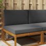 Lauko sofa pagalvėlė 2 pcs Antracitas Poliesteris