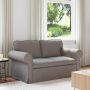 Sofa Taupe 215 x 82 x 80 cm audinys