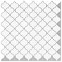 Lanterna plytelė 20 pcs Balta 27 x 27 cm Poliuretanas ir PET