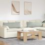 Sofa Pagalvės 2 pcs Šviesiai pilka 120 x 40 cm