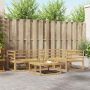Lauko sofos komplektas 5 pcs Balta 79 x 79 x 37 cm