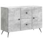 Kabalas Betono pilka 89 x 34,5 x 60 cm Apdirbta mediena