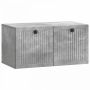 Sieninė TV spintelė Betono pilka 59,5 x 31 x 30 cm