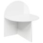 Naktinis staliukas Itin blizgi balta 40 x 35,5 x 45,5 cm
