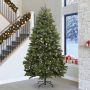 Dirbtinė Kalėdų eglutė su 300 LED Žalia 300 cm PVC ir metalas