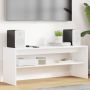 Televizoriaus spintelė Balta 100 x 30 x 40 cm Apdirbta mediena