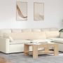 Sofa Pagalvės 2 pcs Smėlio 200 x 40 cm audinys